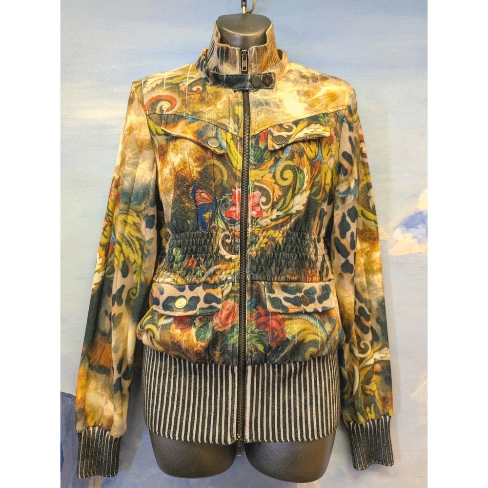 Alberto Makali M Art To Wear Cozy Zip Up Jacket